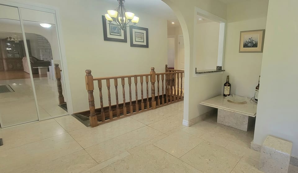 Front entrance and hallway