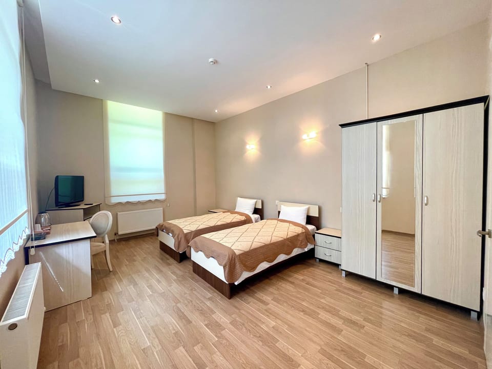 Standard Twin Room, Garden View | In-room safe, blackout drapes, soundproofing