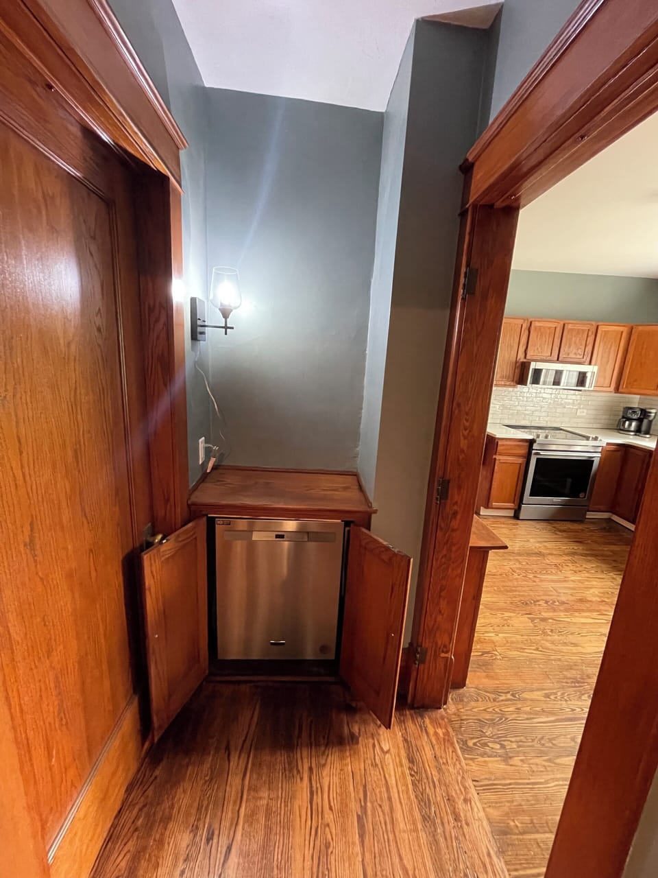 dishwasher location