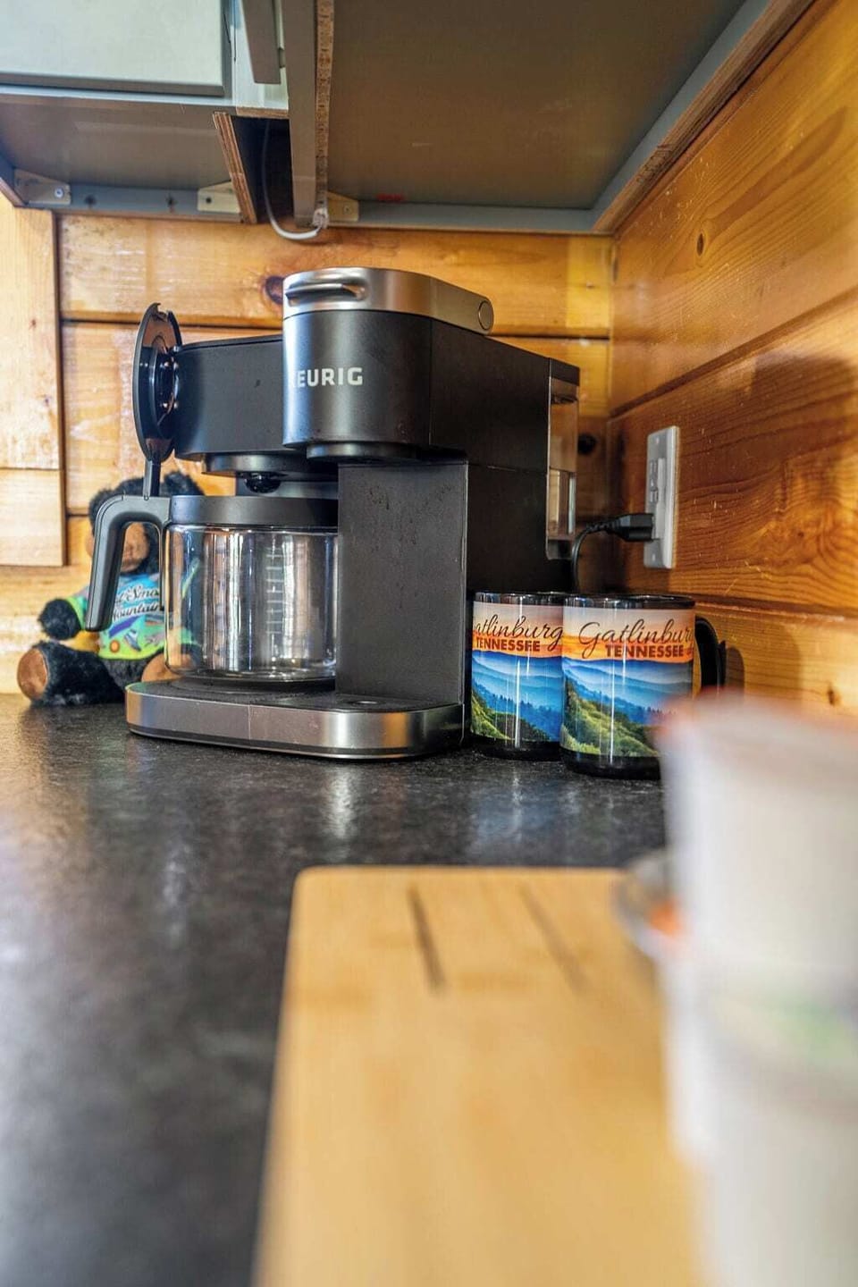 Designed for elevated mountain living, this kitchen blends modern convenience with timeless cabin style.