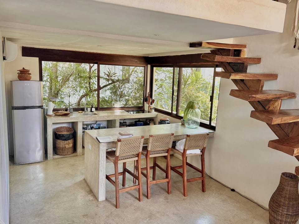 Presidential Bungalow | Private kitchen | Stovetop, coffee/tea maker, cookware/dishes/utensils, spices