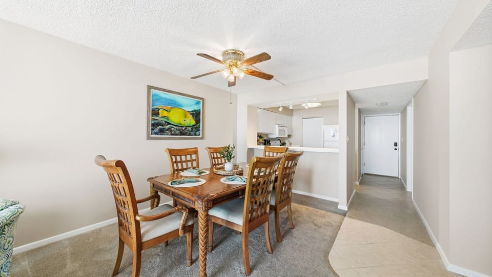 Dining table with seating for 6