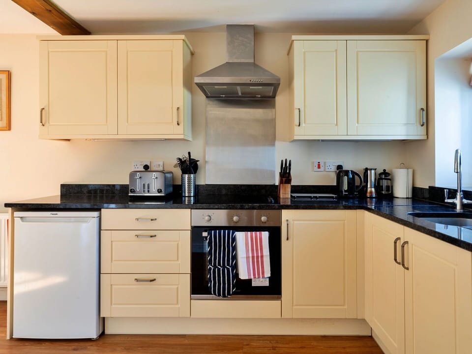Kitchen, Kitchen Appliance, Countertop, Major Appliance, Furniture, Flooring, Interior Design, Cabinetry, Wood, Stove