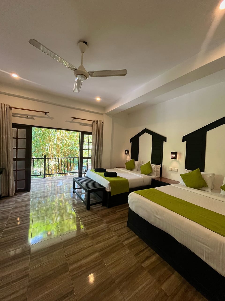 Superior Quadruple Room, Balcony | In-room safe, free WiFi, bed sheets