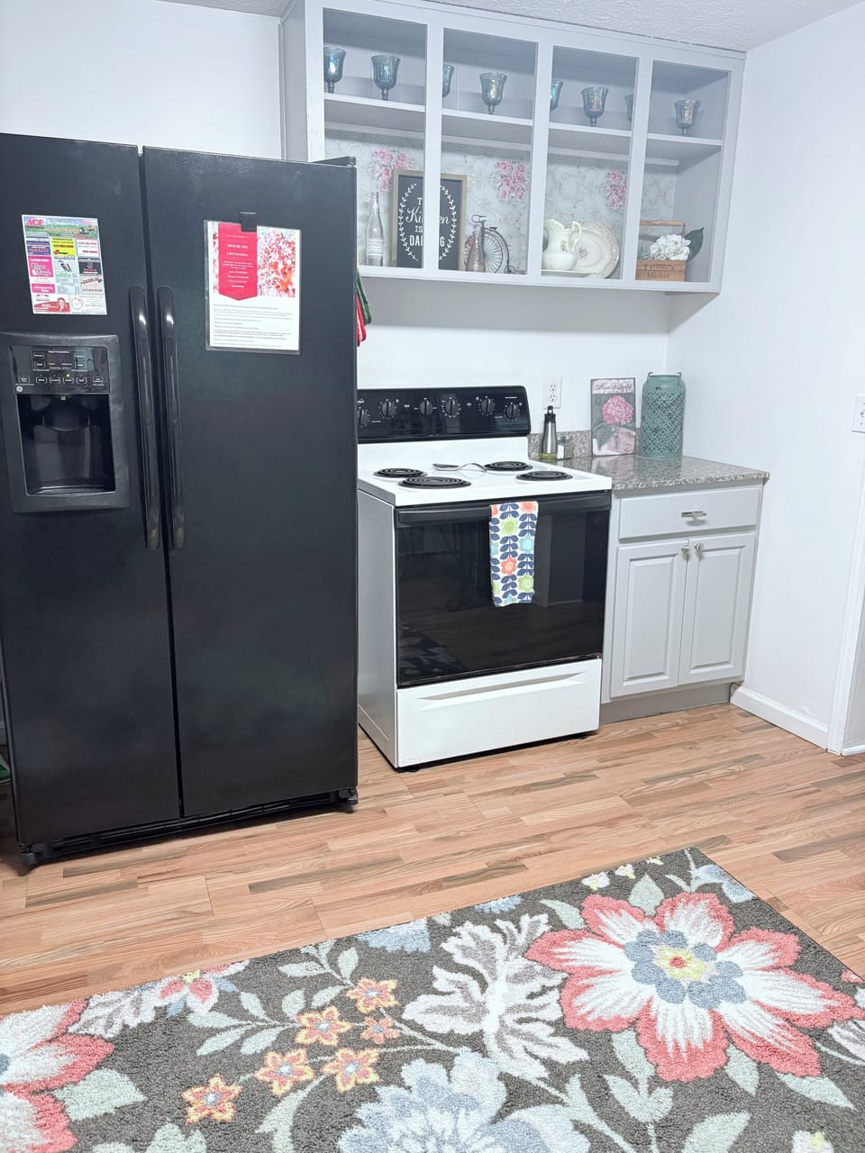 Fully stocked kitchen 