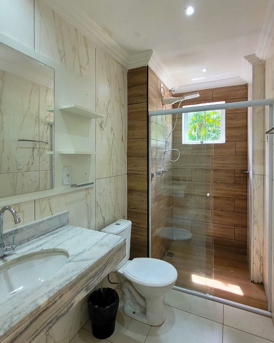 Classic Twin Room, Balcony | Bathroom | Shower, soap, shampoo, toilet paper
