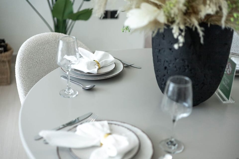 Functional and inviting dining setup, perfect for both everyday use and special moments
