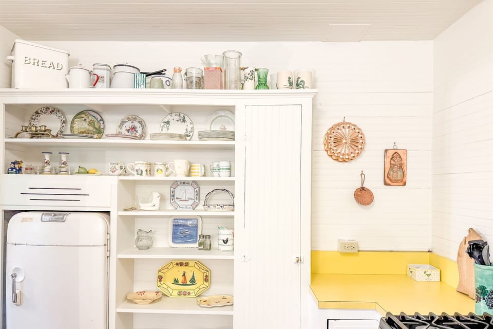 Kitchen with gas stove