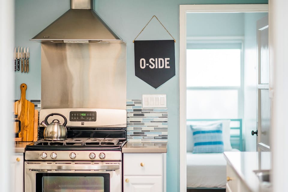 Fully stocked kitchen