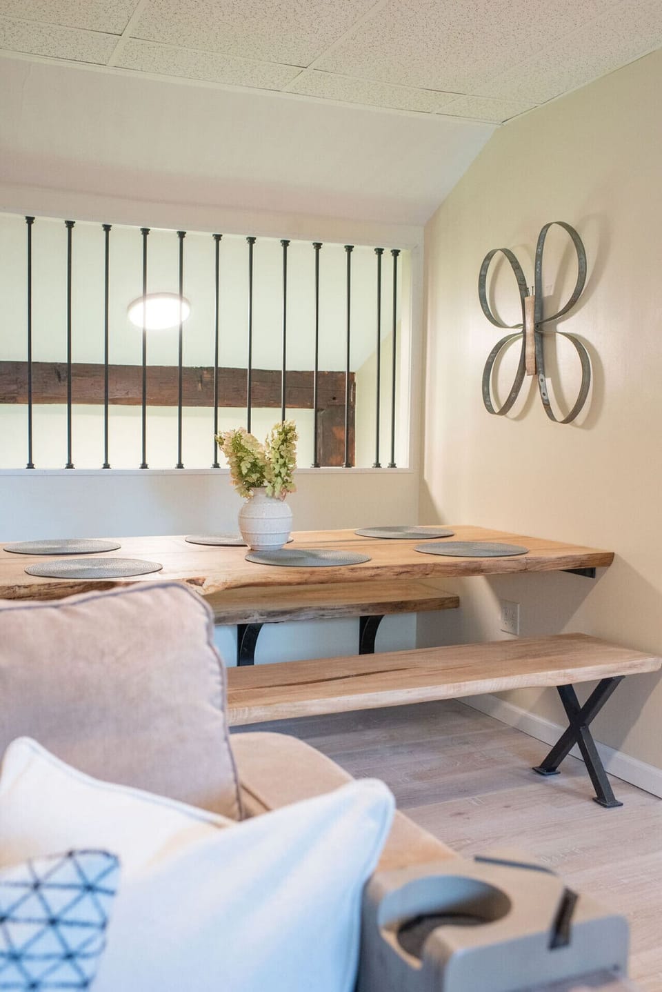 Dining Room Table from Living Room