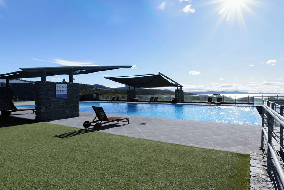 Sparkling clear water makes this pool irresistible - Shared Estate Pool