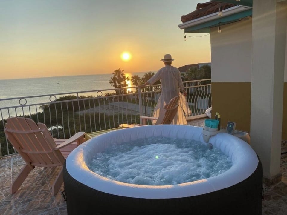 Add on a back yard HOT TUB fee required $200