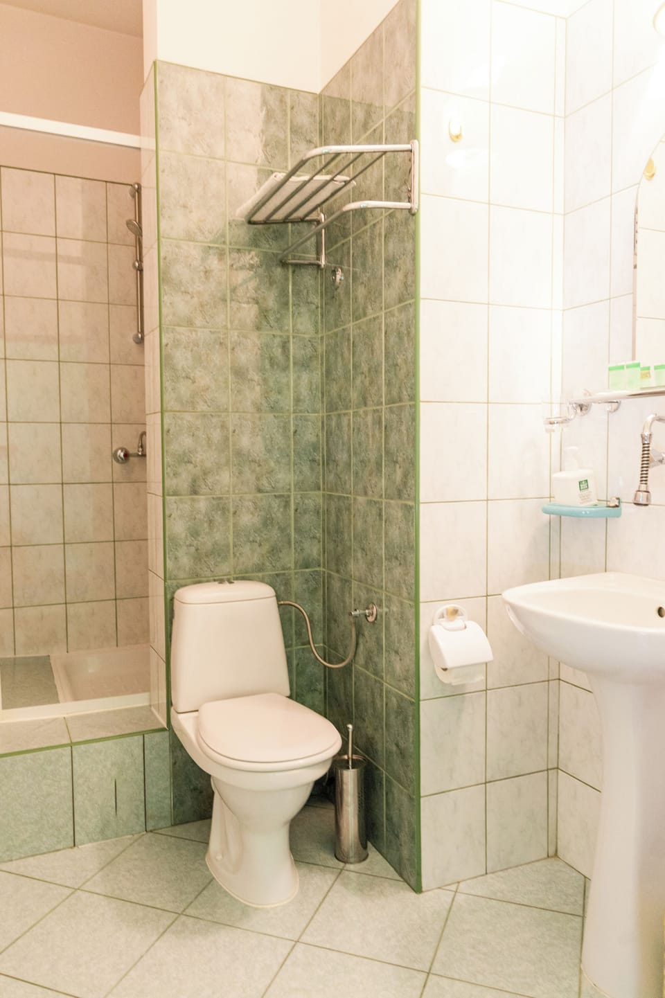 Deluxe Double Room | Bathroom | Shower, hair dryer, towels, soap