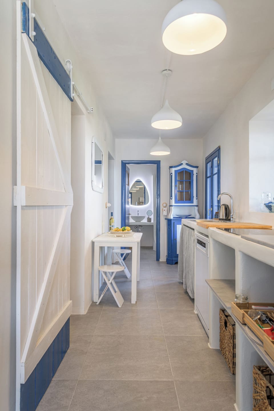 Comfort House, Patio, Sea View | Private kitchen | Fridge, microwave, stovetop, dishwasher