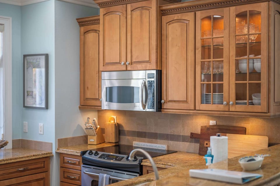 Bright kitchen with plenty of counter space