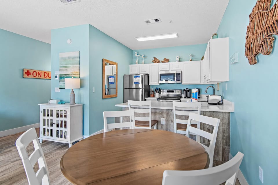 Condo, 1 King Bed with Sofa bed (Caribbean Dunes 105) | Dining