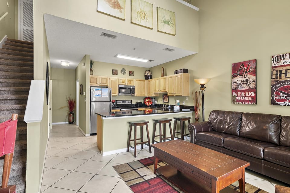 Condo, 1 Queen Bed with Sofa bed (Caribbean Dunes 203) | Private kitchen | Oven, toaster