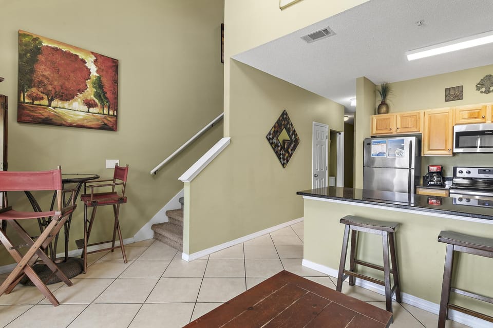 Condo, 1 Queen Bed with Sofa bed (Caribbean Dunes 203) | Private kitchen | Oven, toaster