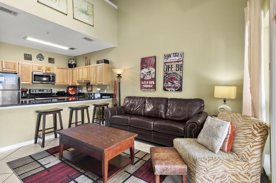 Condo, 1 Queen Bed with Sofa bed (Caribbean Dunes 203) | Living area