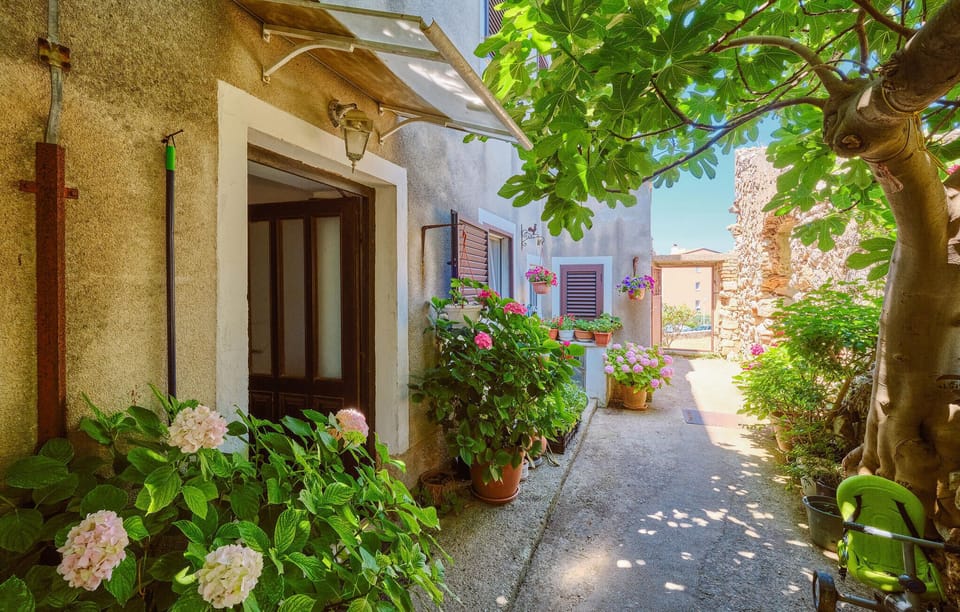 outside