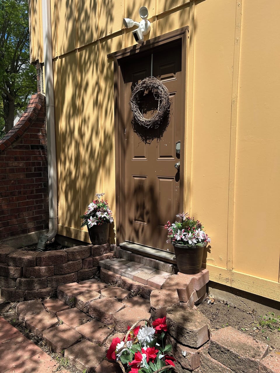 Entrance into the house