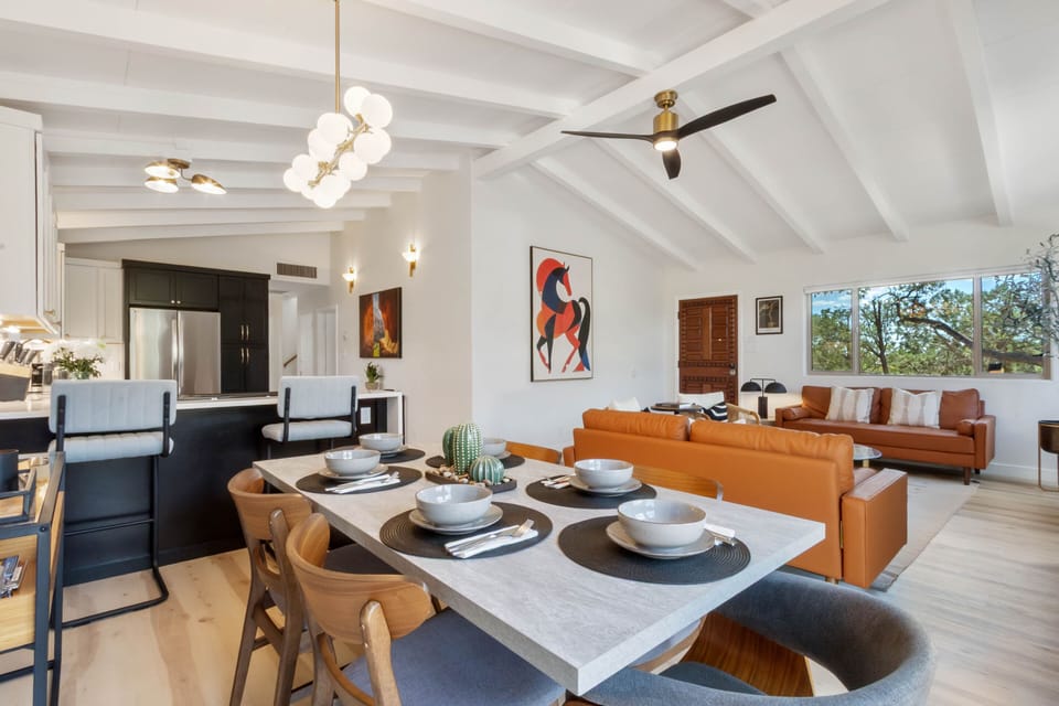 Dining space.