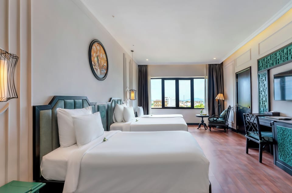 Executive Family Room, Connecting Rooms | Minibar, in-room safe, desk, laptop workspace