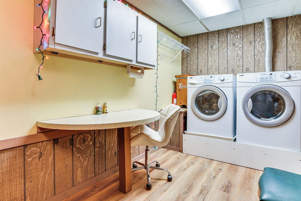 Craft/Sewing Station | Laundry | Basement