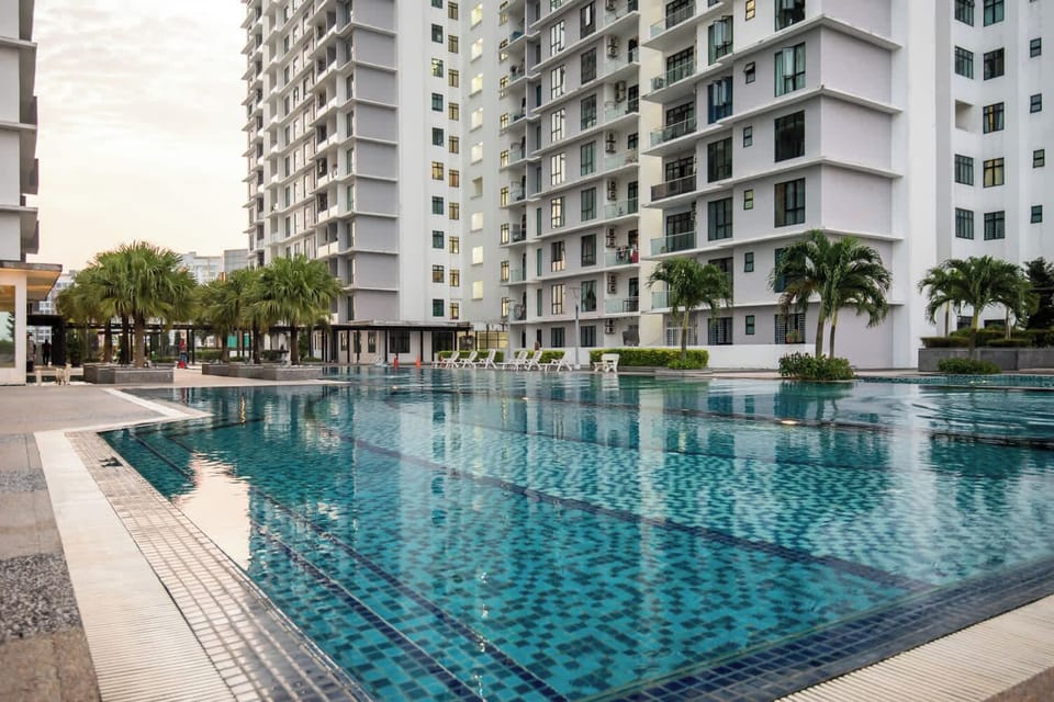 A beautiful outdoor pool.