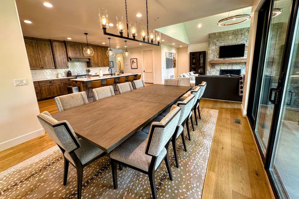 The open concept means no one ever feels left out at this home.