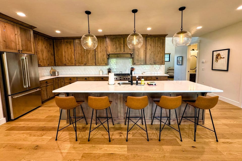 Stay in and make a meal using this well-appointed chef's kitchen.