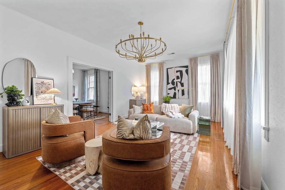 "Cozy room with a plush couch — your ideal spot to unwind, read, or catch up with friends."