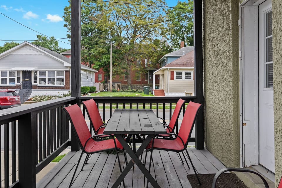 Patio: A lovely spot to soak in the ambiance and enjoy the fresh air. Welcome to your getaway!
