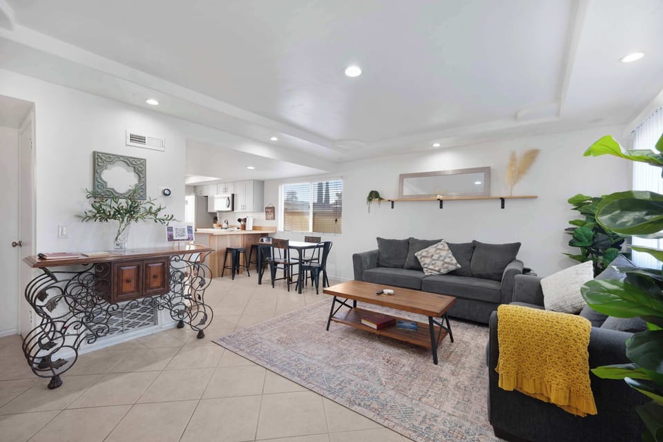 Upon entry you are greeted to an inviting living room