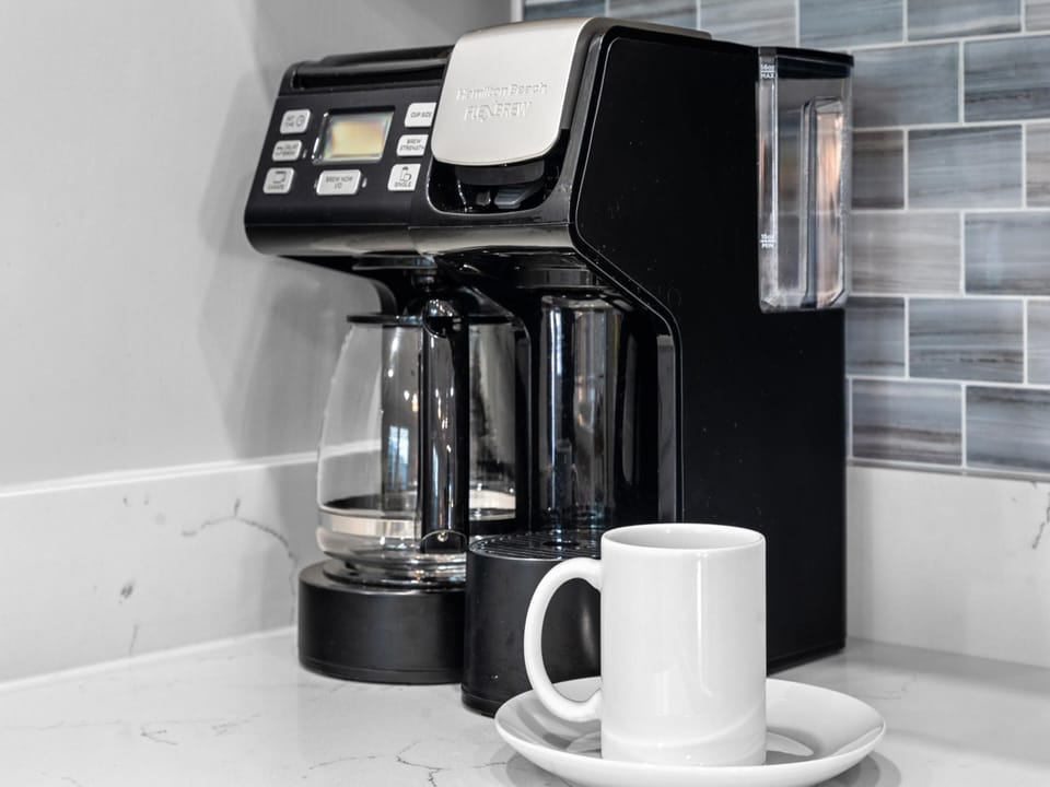 Kitchen - K-Cup + Standard Coffee Maker - First Floor