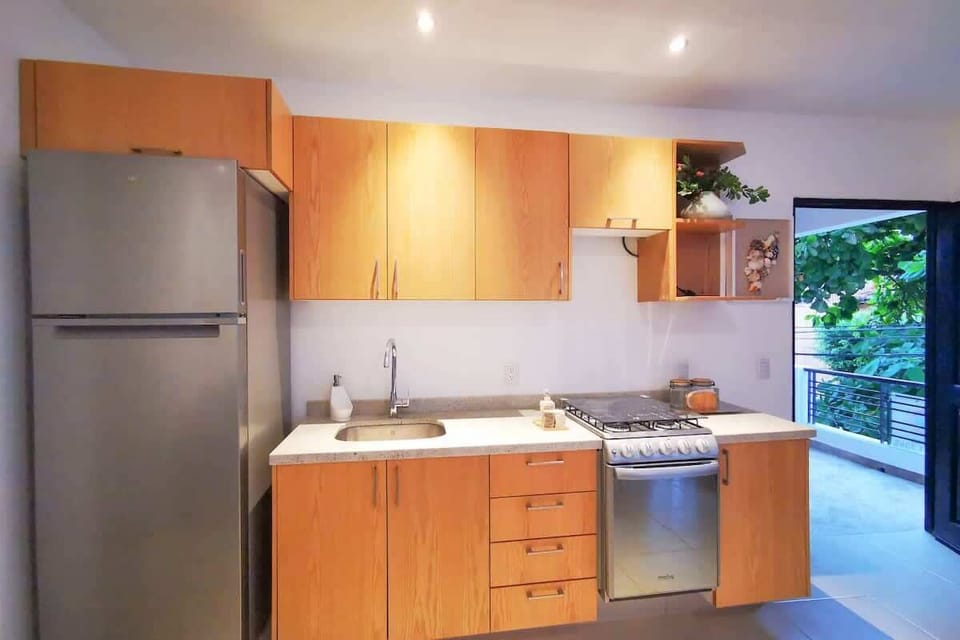 A well-equipped kitchen