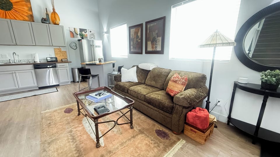 Living room and kitchen 