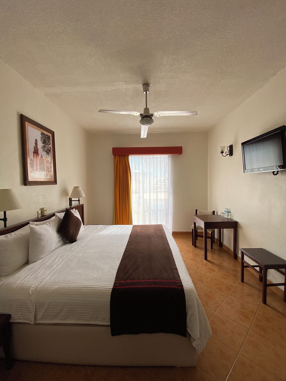Standard Room, 1 King Bed, Non Smoking, City View | Desk, blackout drapes, free WiFi, bed sheets