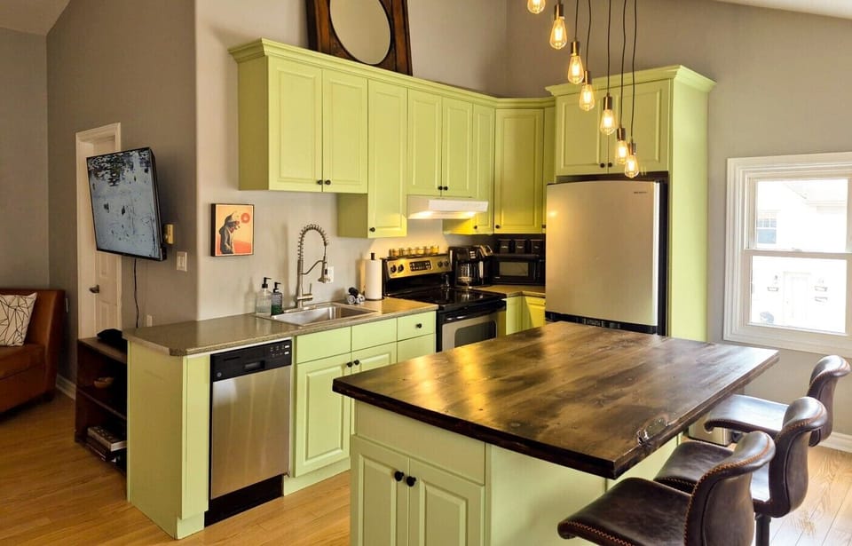 We endeavour to keep the kitchen stocked with all you need to cook a fabulous meal. Message us if there is something specific you want to know if we have.