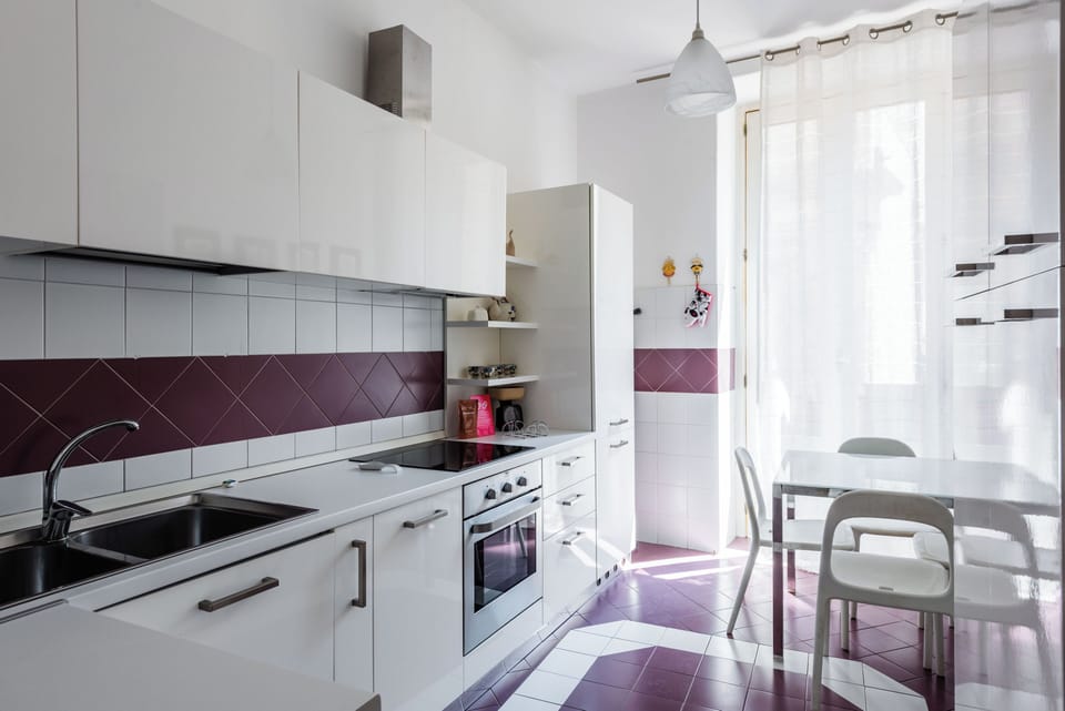 Standard Apartment, 2 Bedrooms (Apartment) | Private kitchen | Fridge, microwave, oven, stovetop