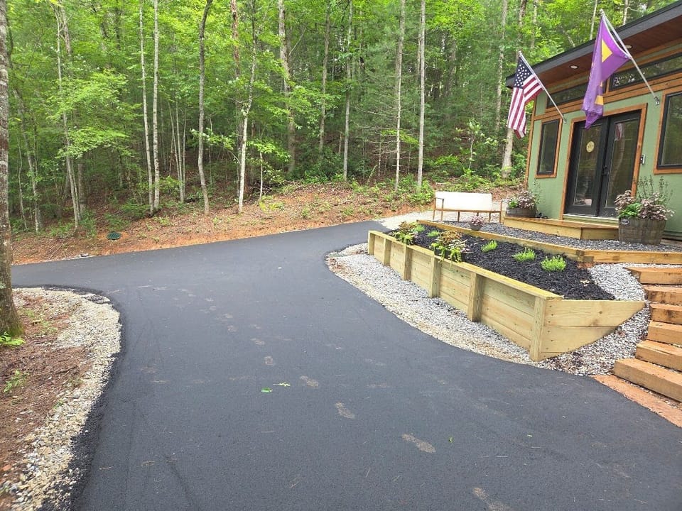 Paved Driveway at office