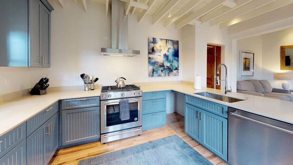 Gas stovetop and oven