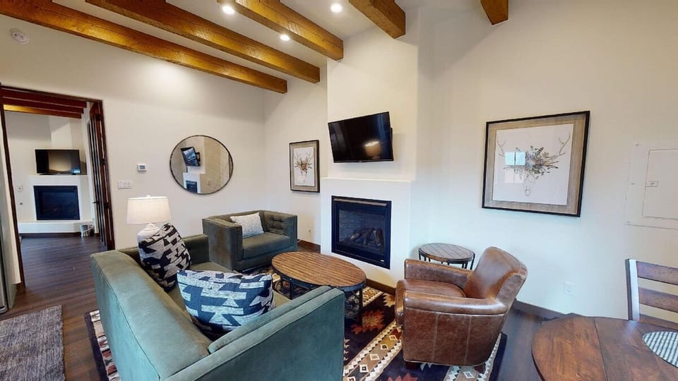 Living room decor with natural tones