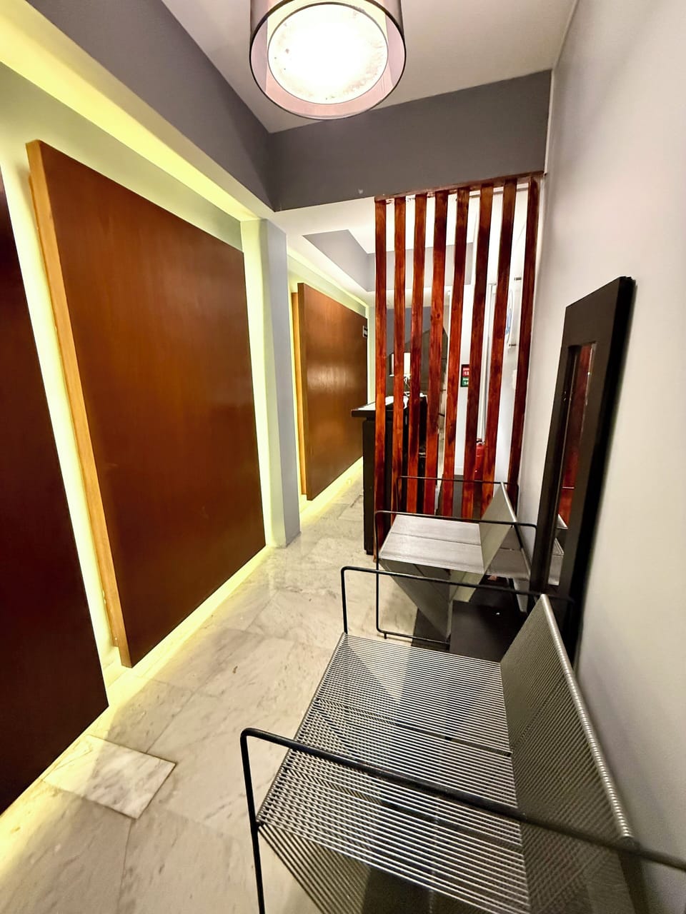 Interior entrance