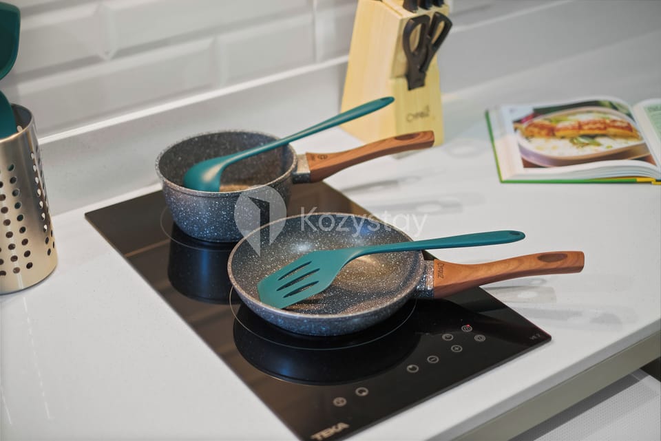 Apartment, 1 Bedroom, Balcony, City View | Private kitchen
