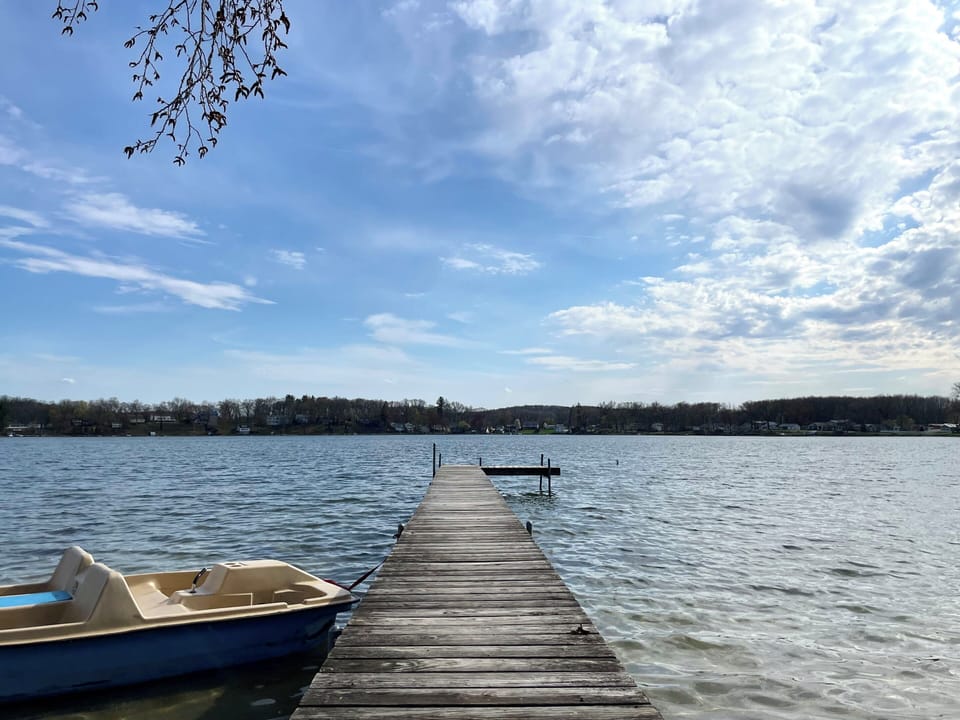 Paradise at Pier 124: Stroll down the long pier or hop on the paddle boat for a day of fun on the water.