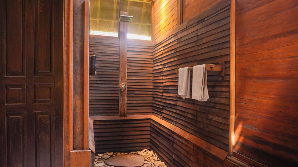 Towels, soap, shampoo, toilet paper