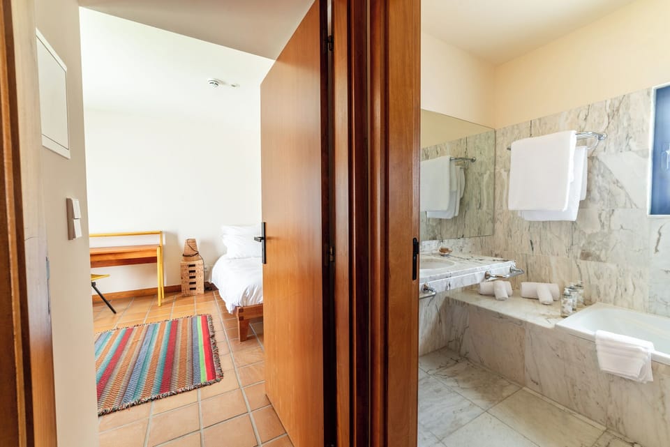 Classic Apartment, Garden View | Bathroom | Bidet, towels, toilet paper