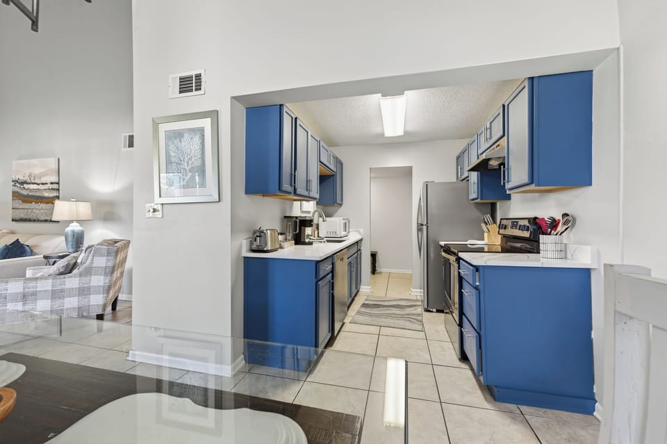 Kitchen view from dining area