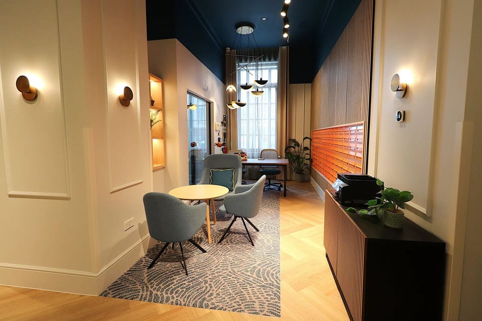 Lobby sitting area
